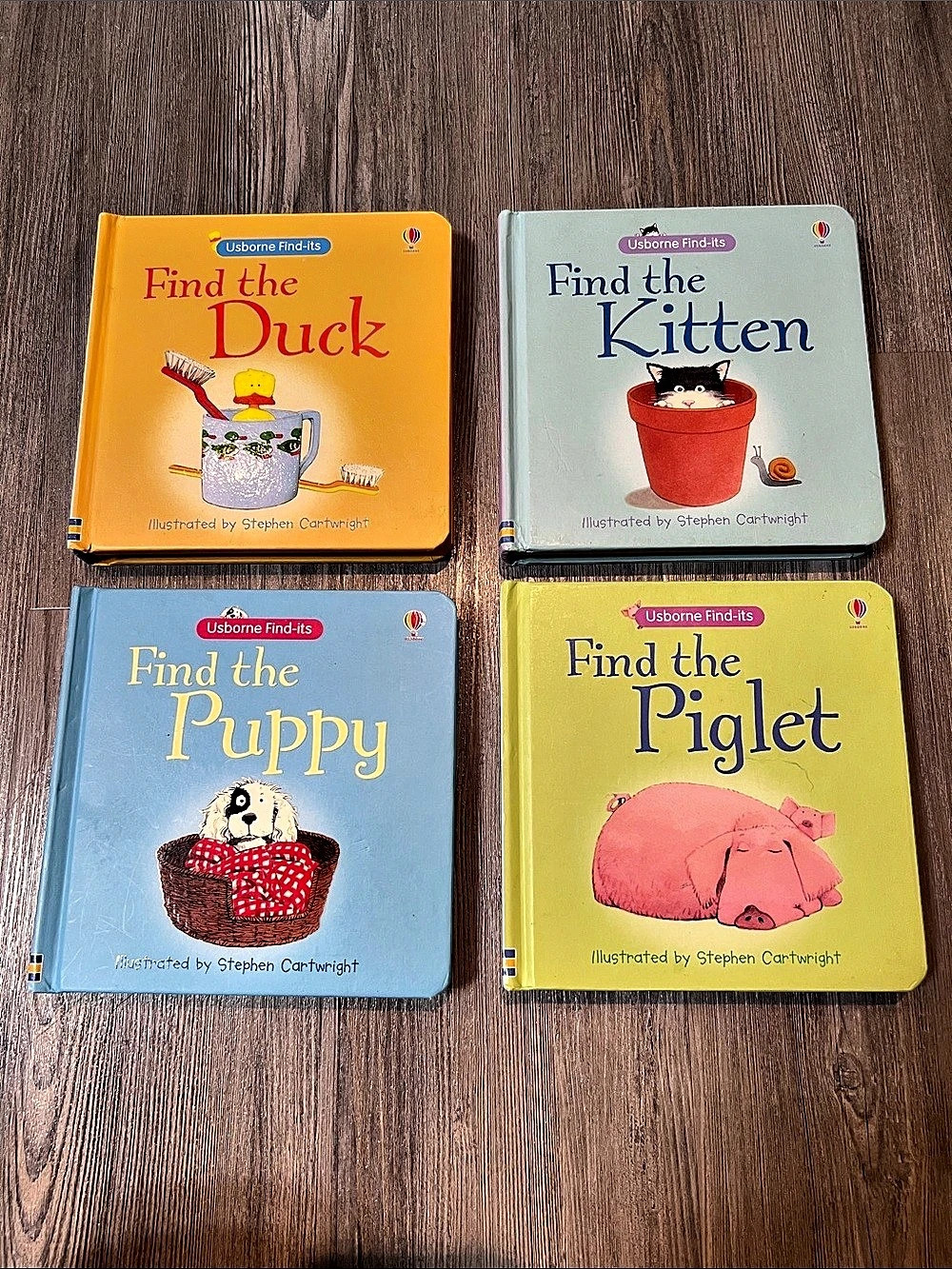 Usborne Find-it books Set of 4 Children's Board Books